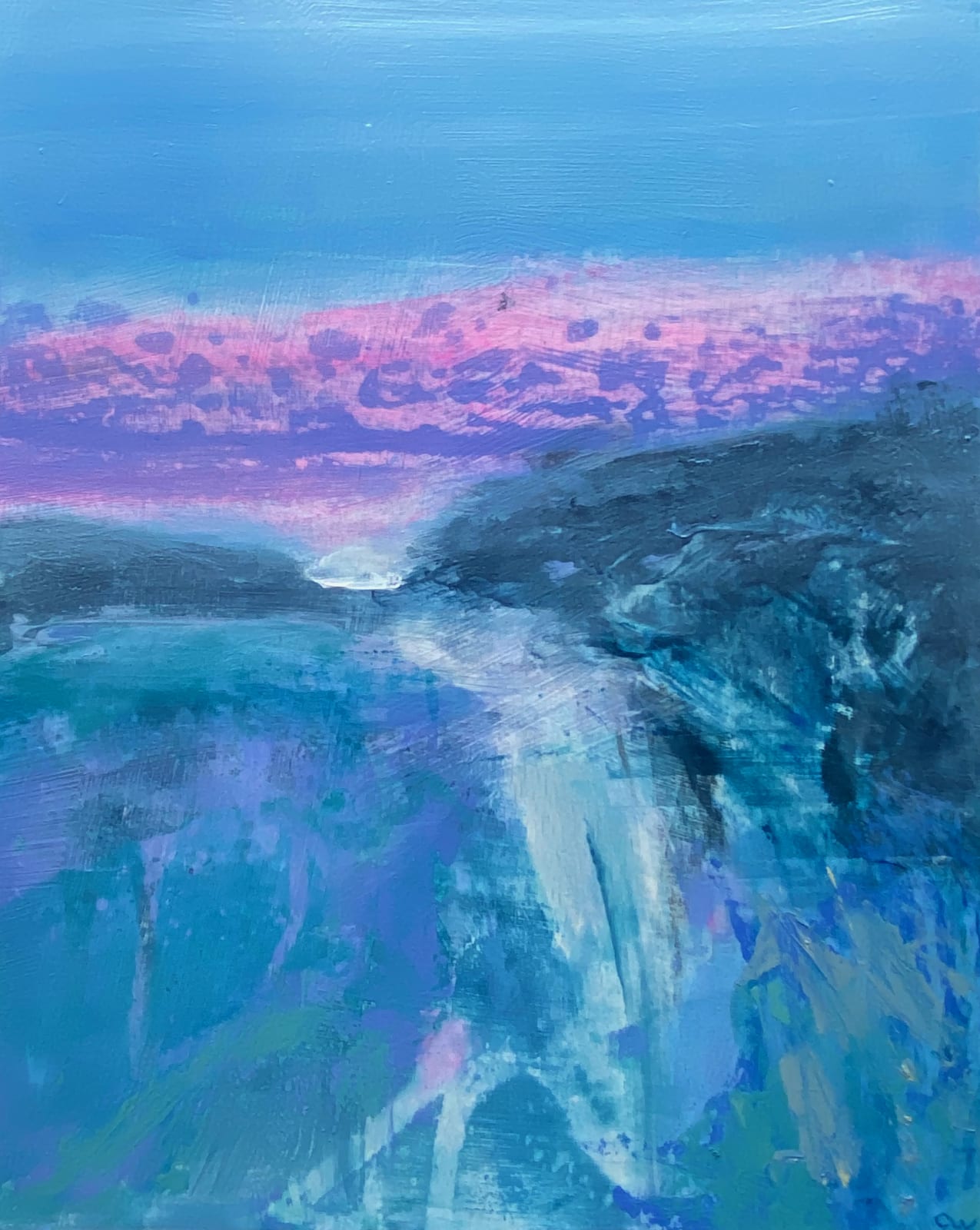 Evening Shore by Cathy Wagstaff