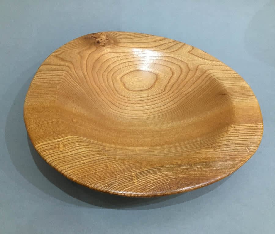 Kenny Woods, Elm Burr Platter, 2022