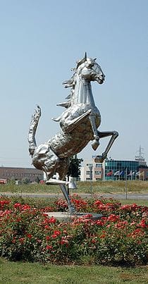 Helidon Xhixha , THE PRANCING HORSE, 2003