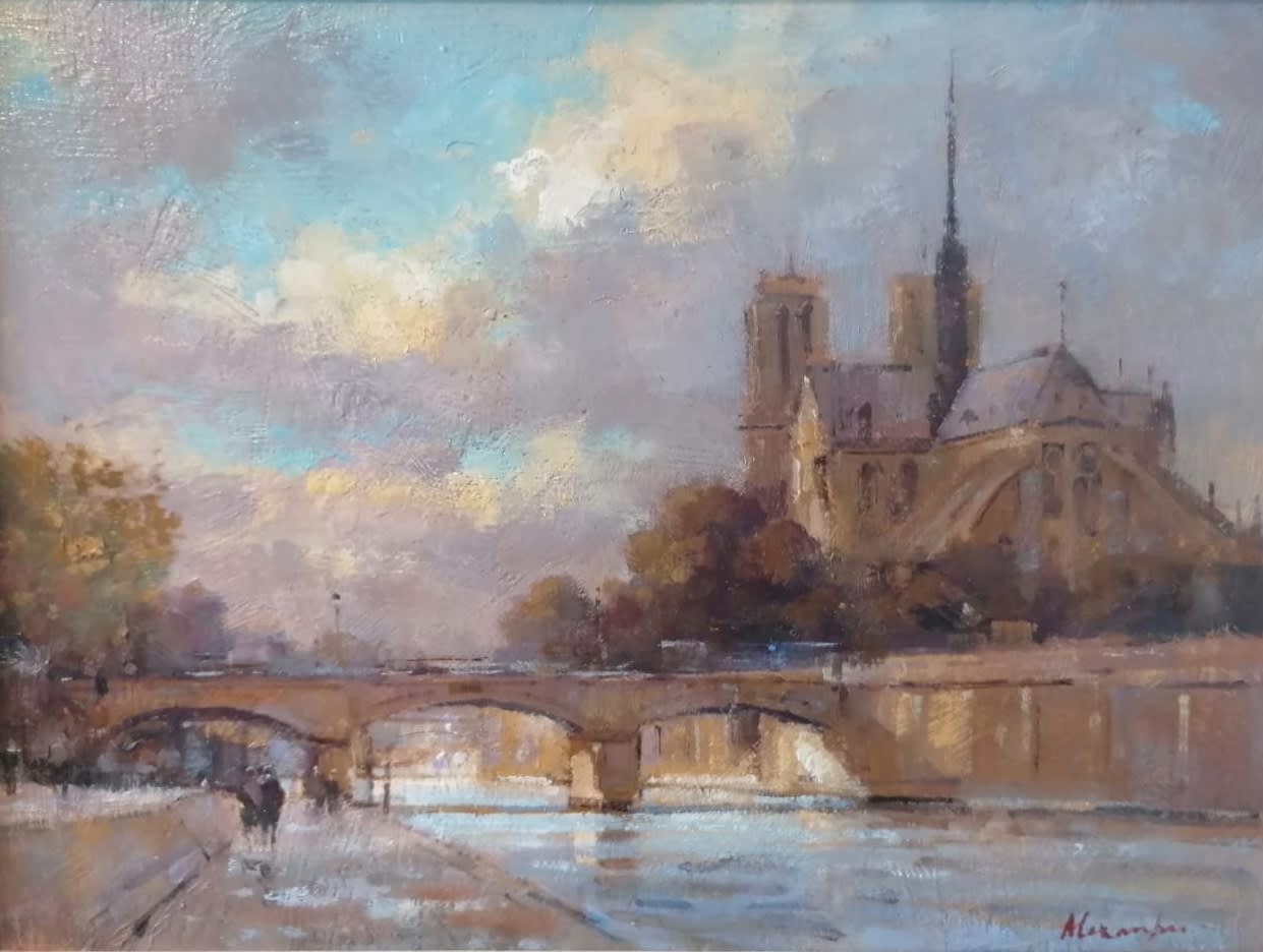 By the River, Notre-Damn, Paris