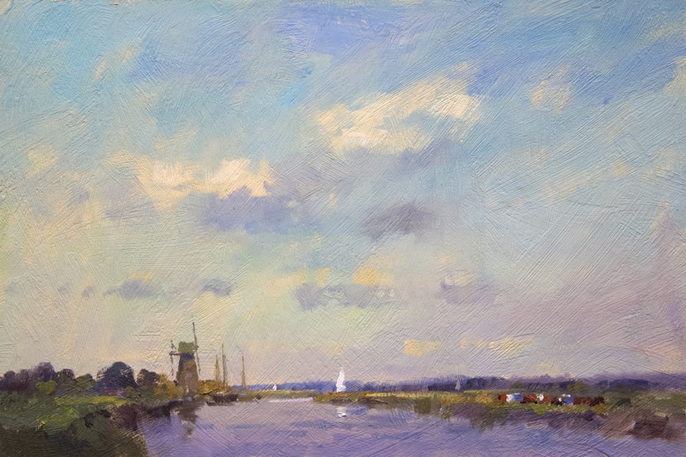 Near Thurne Mill, Norfolk broads