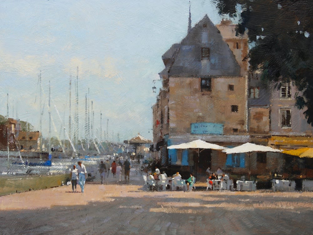 Le Cafe Bleu, Honfleur, France