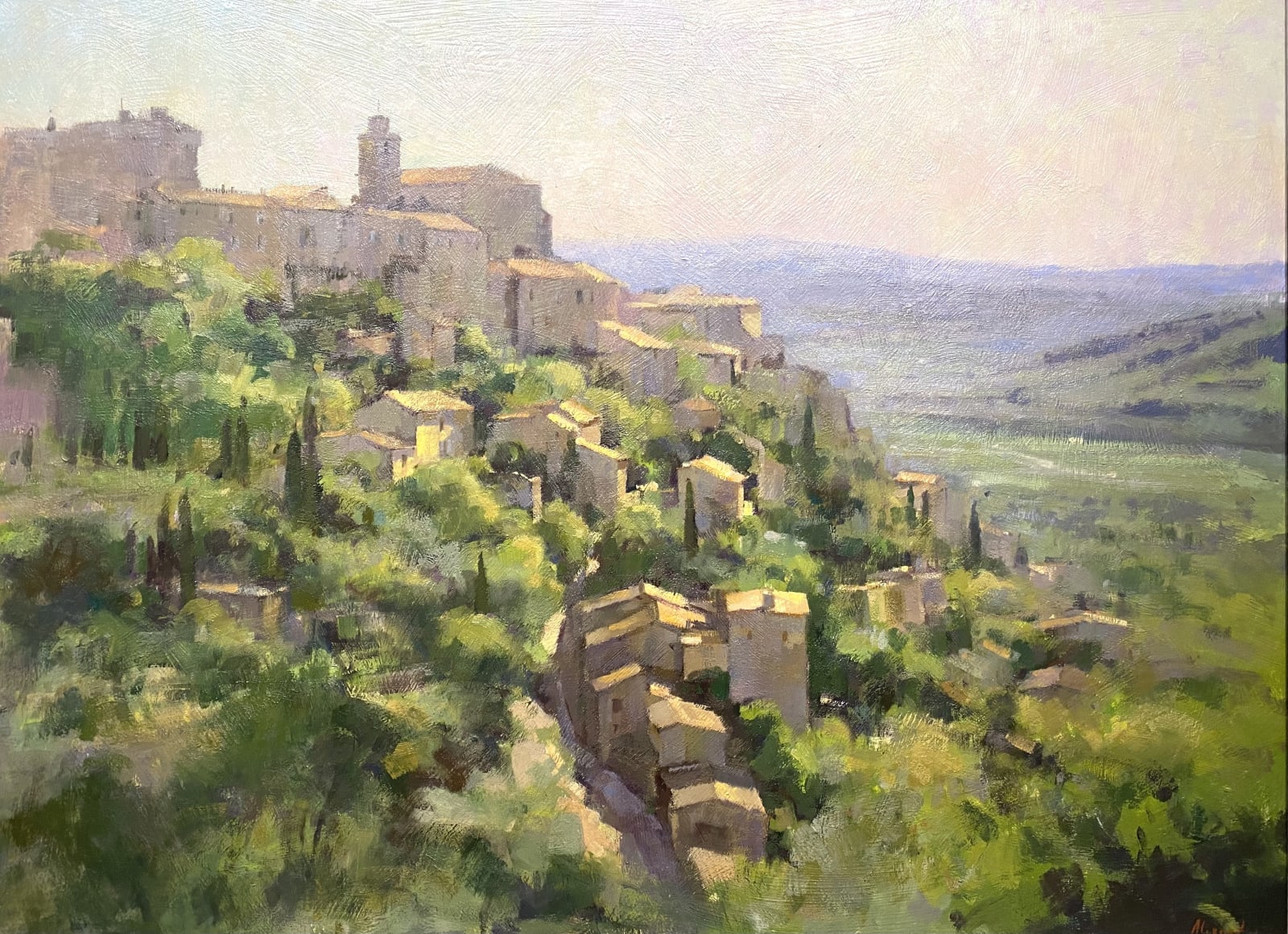 View towards Gordes, Provence