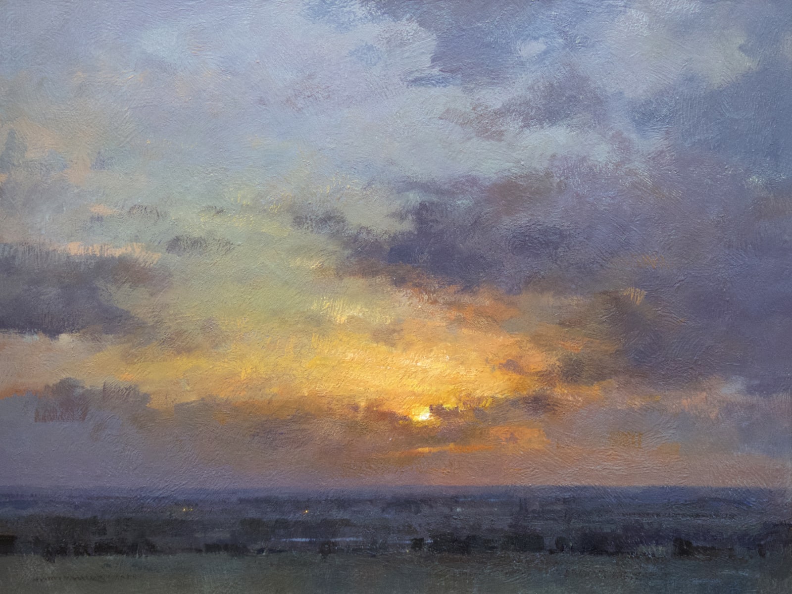 Sunset over the Marshes