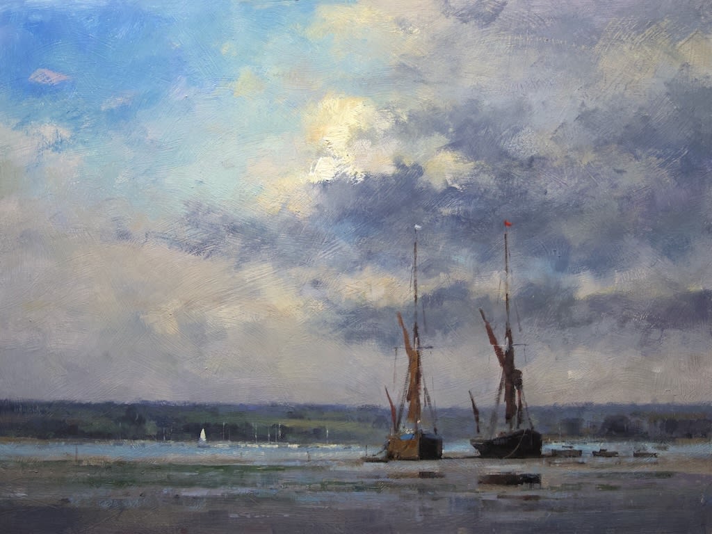 Beached Barges at Pin mill