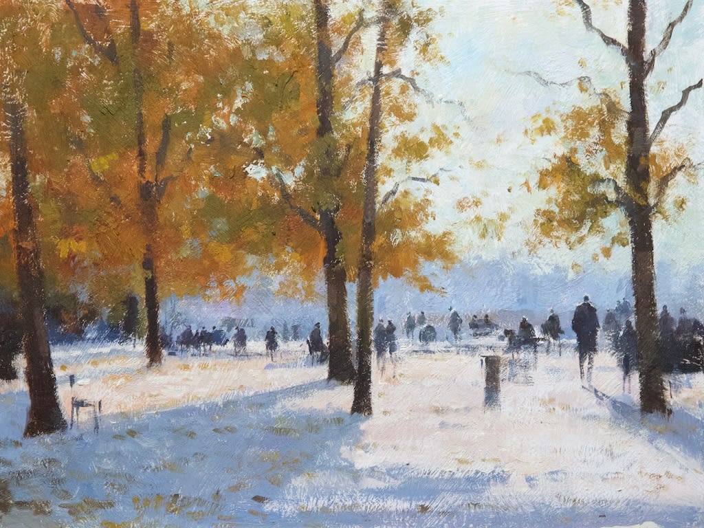 Autumn in the Luxembourg Gardens, Paris