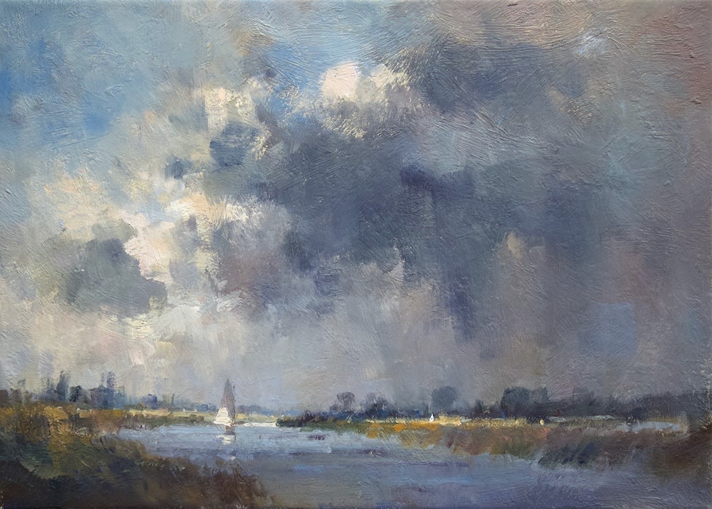 Approaching storm, Norfolk Broads