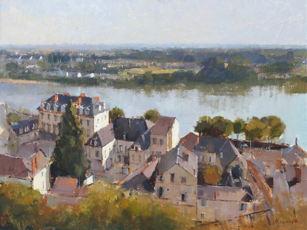 Saumur sur Lorie, from the Chateau