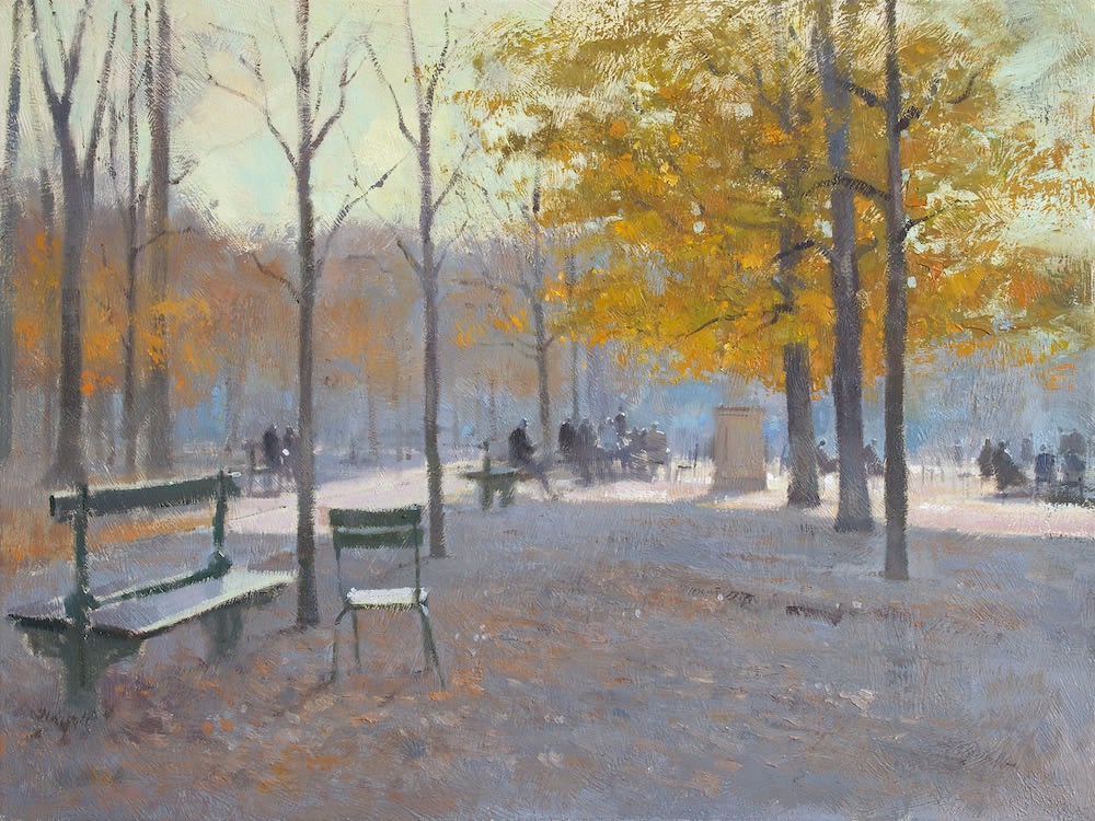 Sunday in the Luxembourg Gardens, Paris