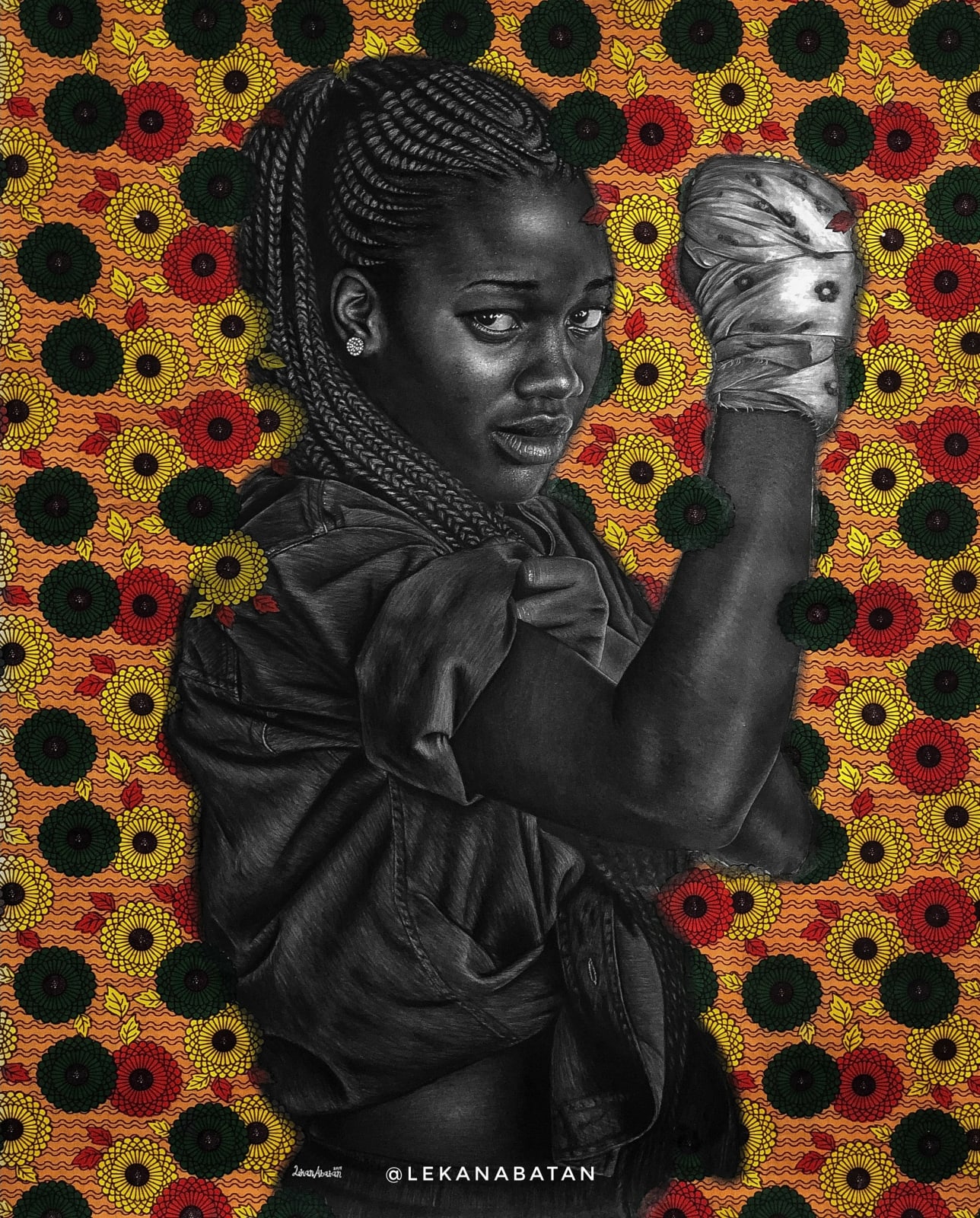 Olamilekan Abatan, Woman, Power, Wonder , 2019