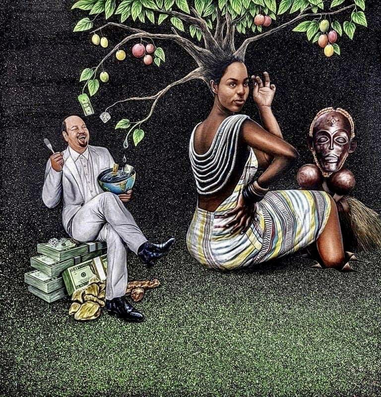 Amani Bodo, La femme africaine et son option fruit, 2018