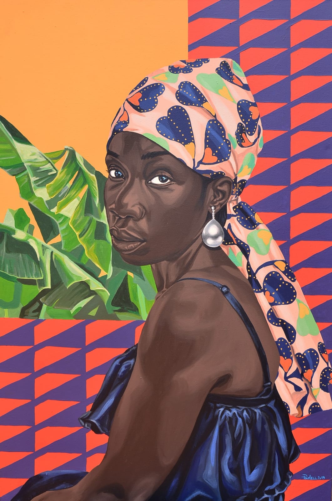 Marc Padeu, Pearl earring, 2019