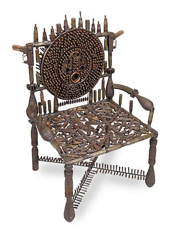 Gonçalo Mabunda, Throne, 2017