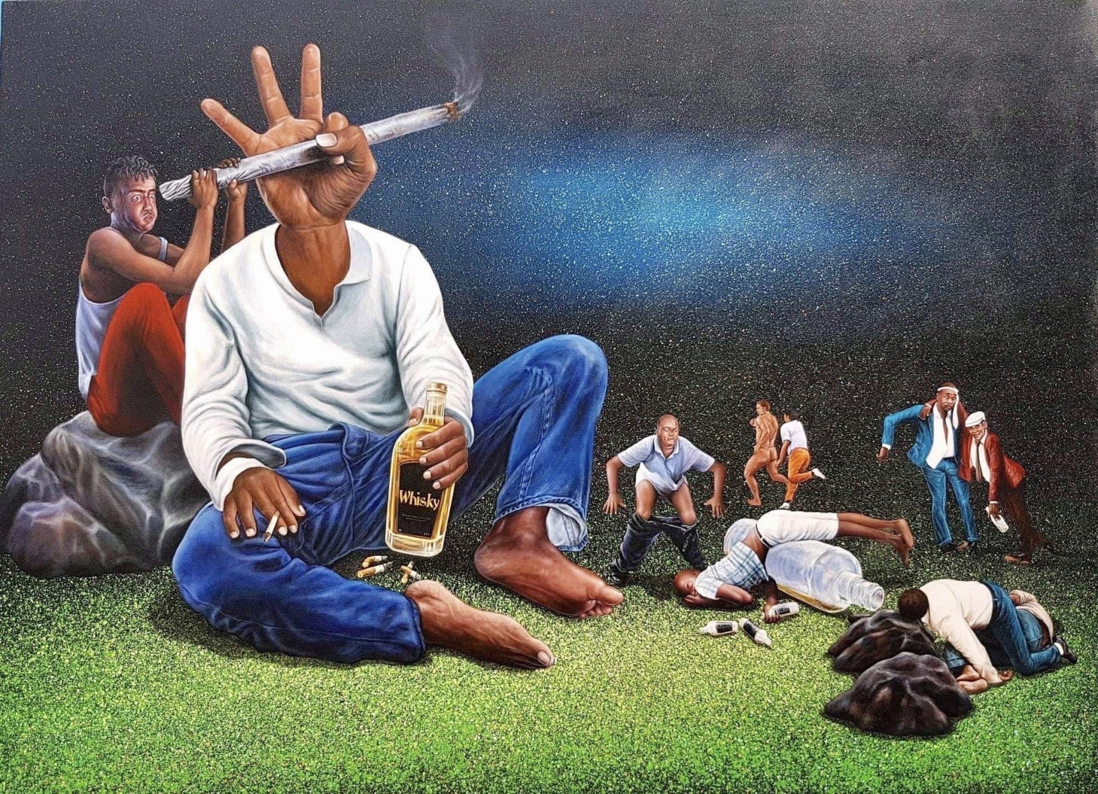 Amani Bodo, Moshoro na zododo (chanvre et whisky), 2018