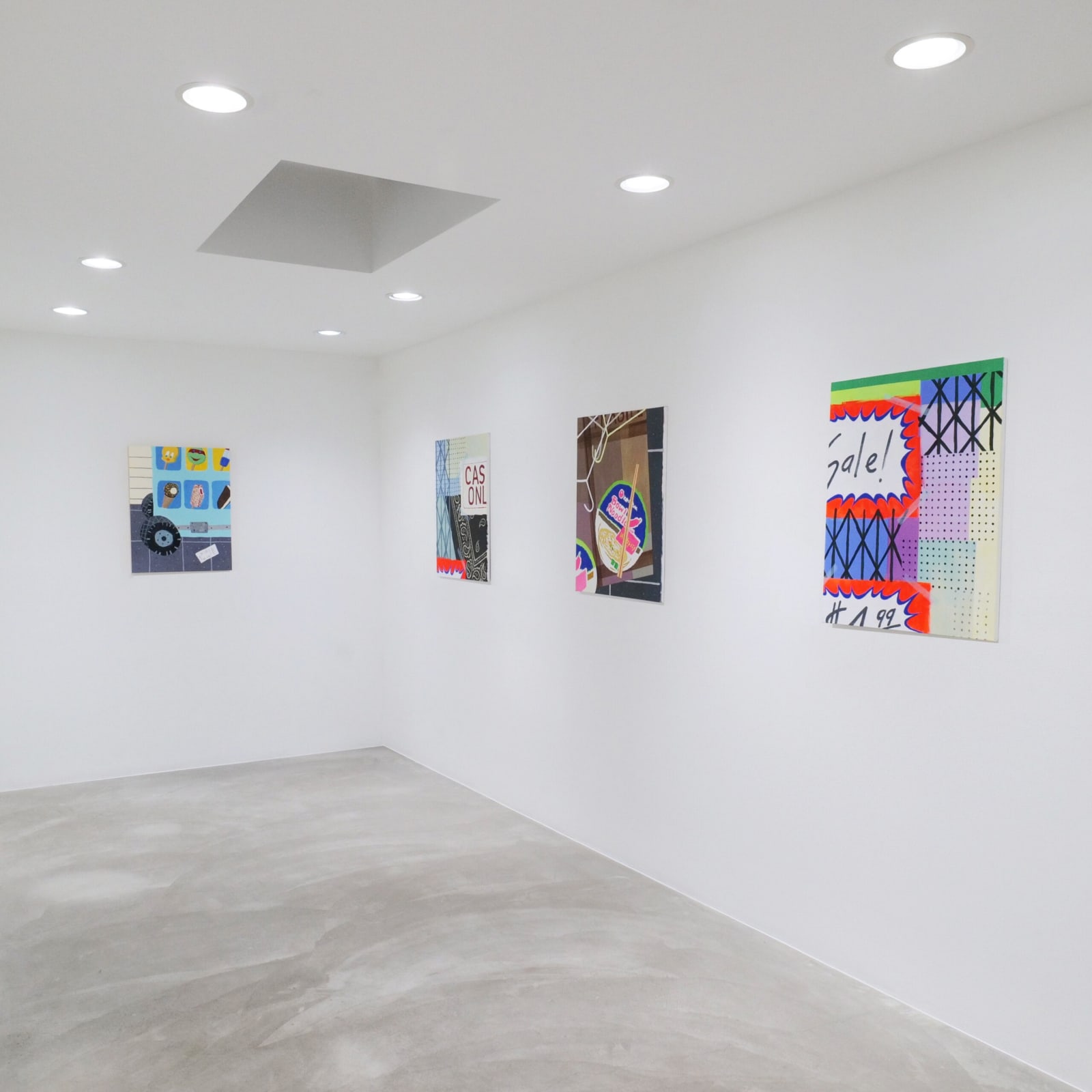 CASH ONLY, 2021 (installation view) Kantor Gallery, Los Angeles, CA, USA