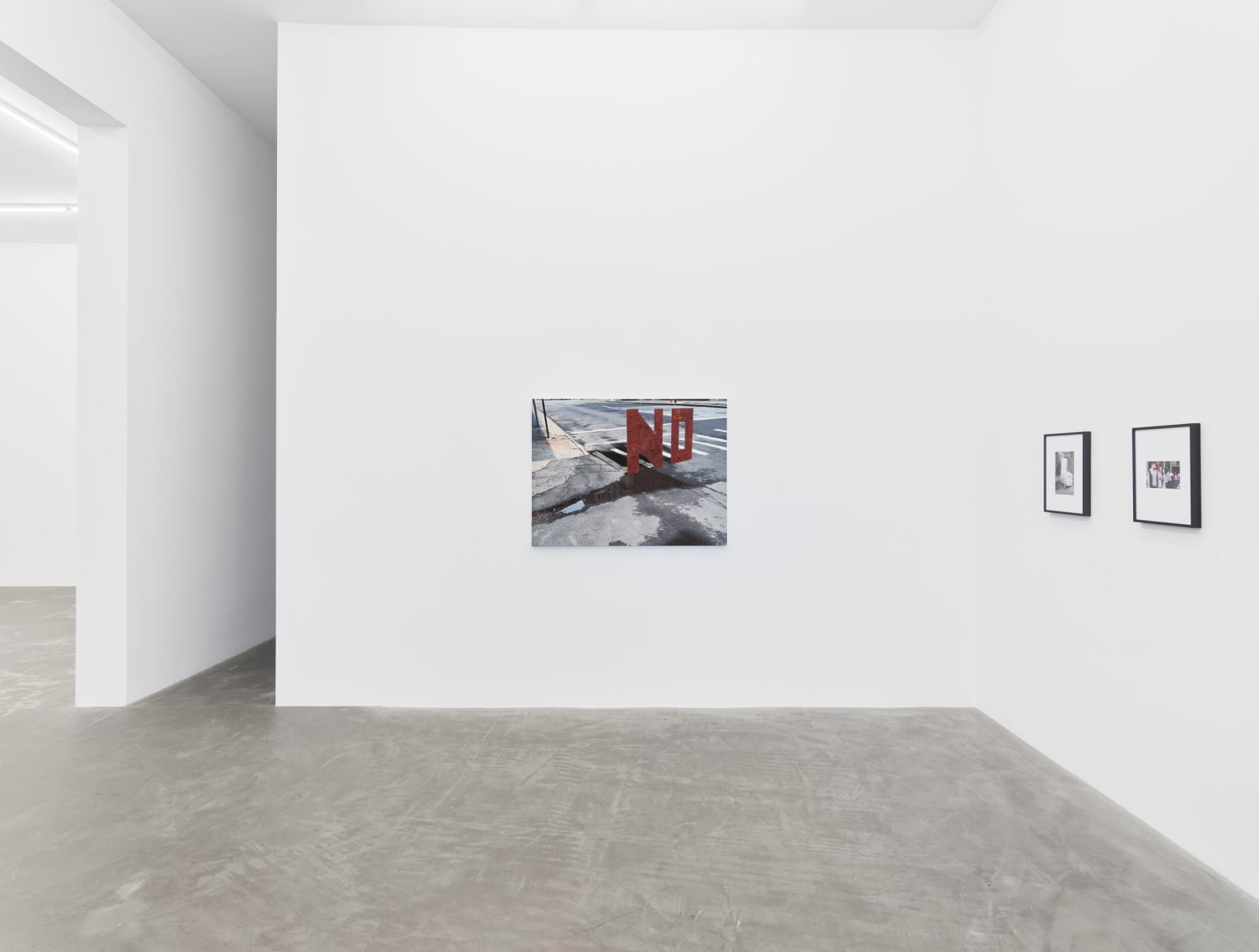 The Right Not to be Stared at or Examined, 2021 (installation view) Praz Delavallade, Los Angeles, CA
