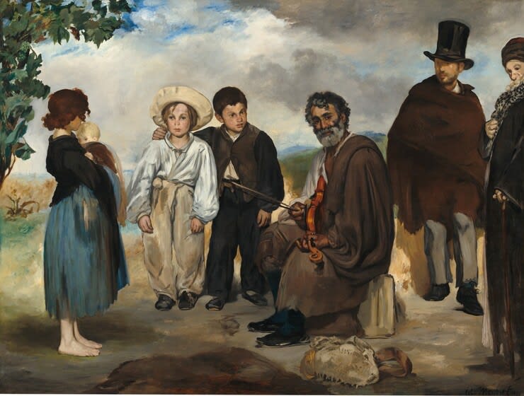 Edouard Manet, The Old Musician, 1862, Oil on canvas, 187.4 x 248.2 cm, National Gallery Of Art, Washington D.C.