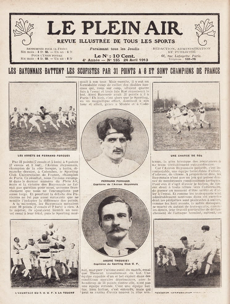 Le Plein Air, Revue illustrée de tous les sports, 24 April 1913