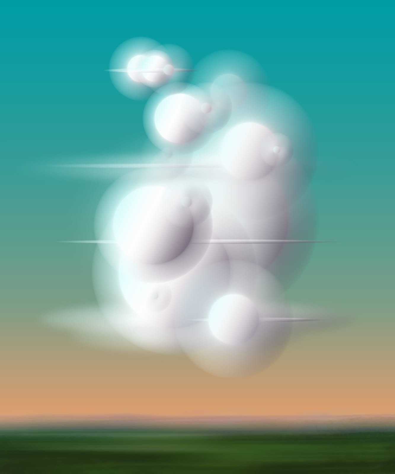 Ted Kincaid, Fantasia On A Dutch Landscape 228, 2020