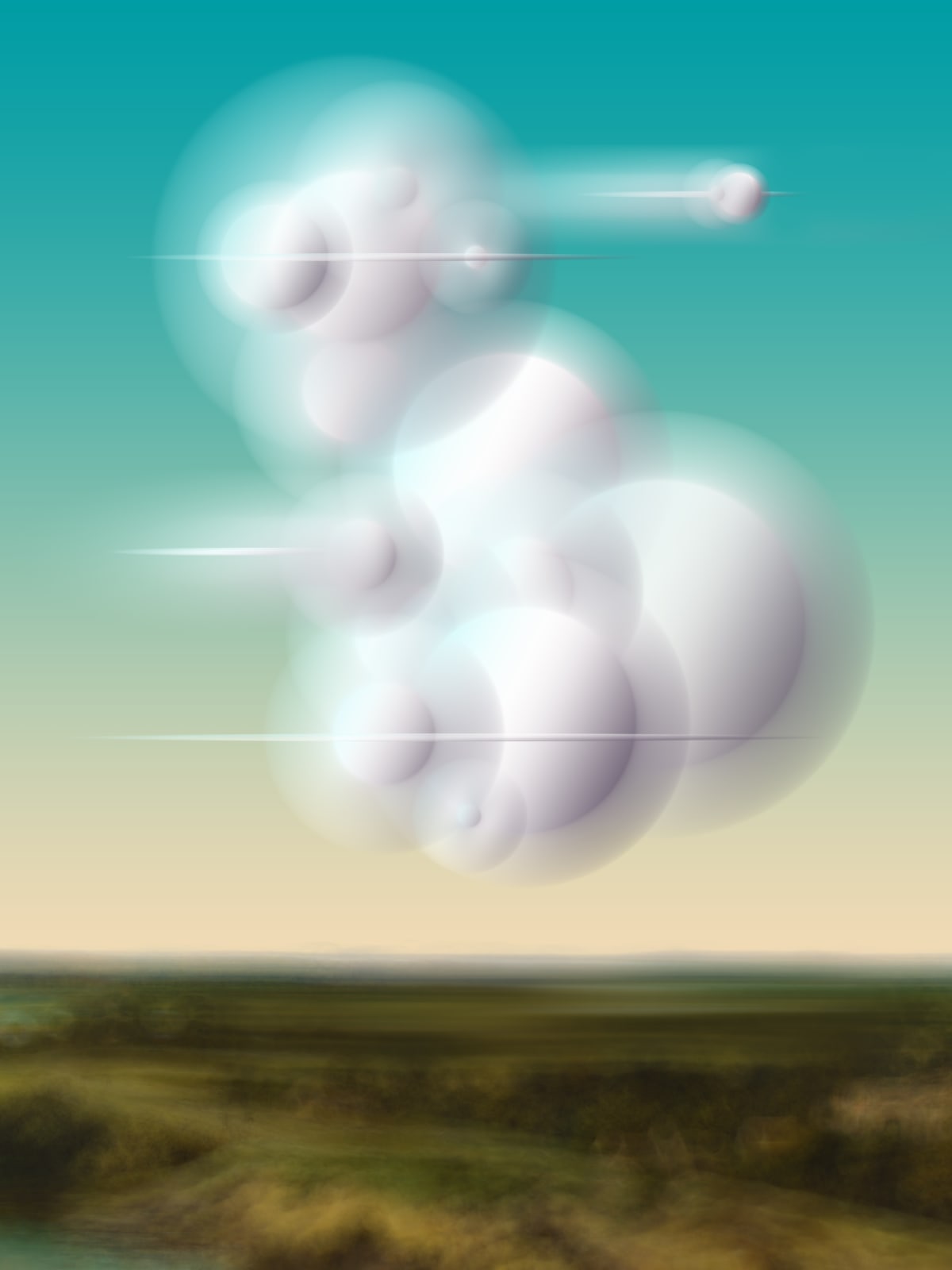 Ted Kincaid, Fantasia On A Dutch Landscape 221, 2020