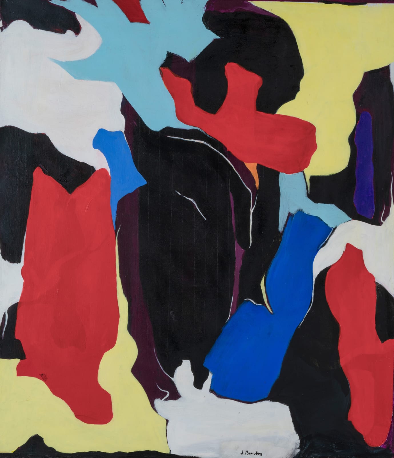 James Brooks, Egret, 1980