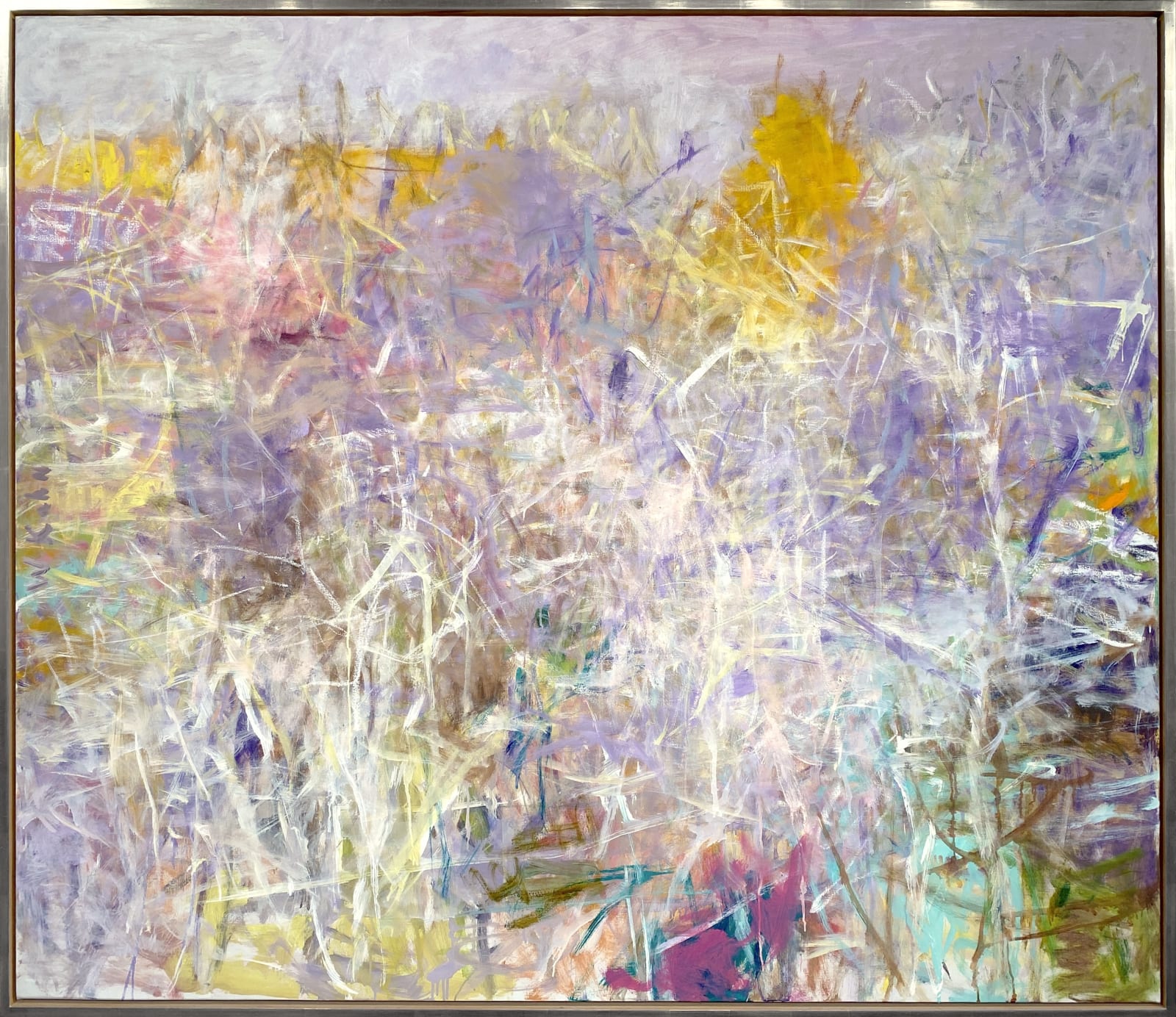 Wolf Kahn, Yellow Tree Amid Grays, c. 2004