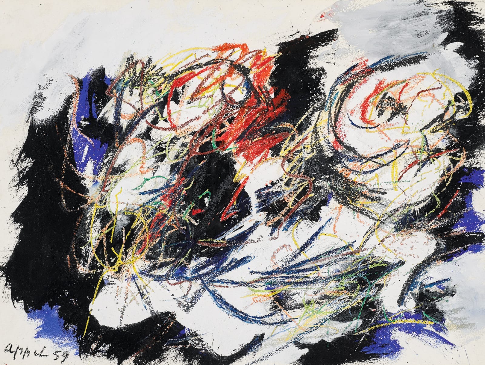 Karel Appel, Paysage Humain, 1959