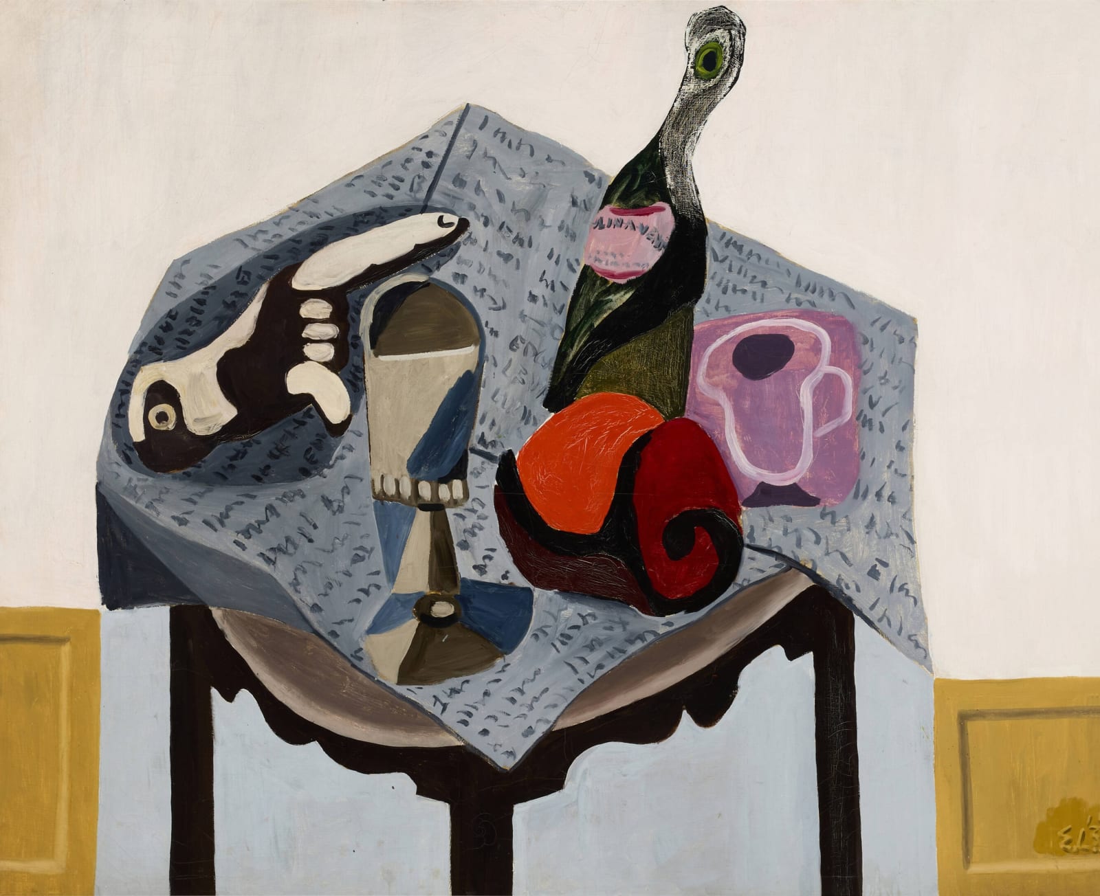 Edgar Levy, Large Still Life (Moulin-à-Vent), 1939
