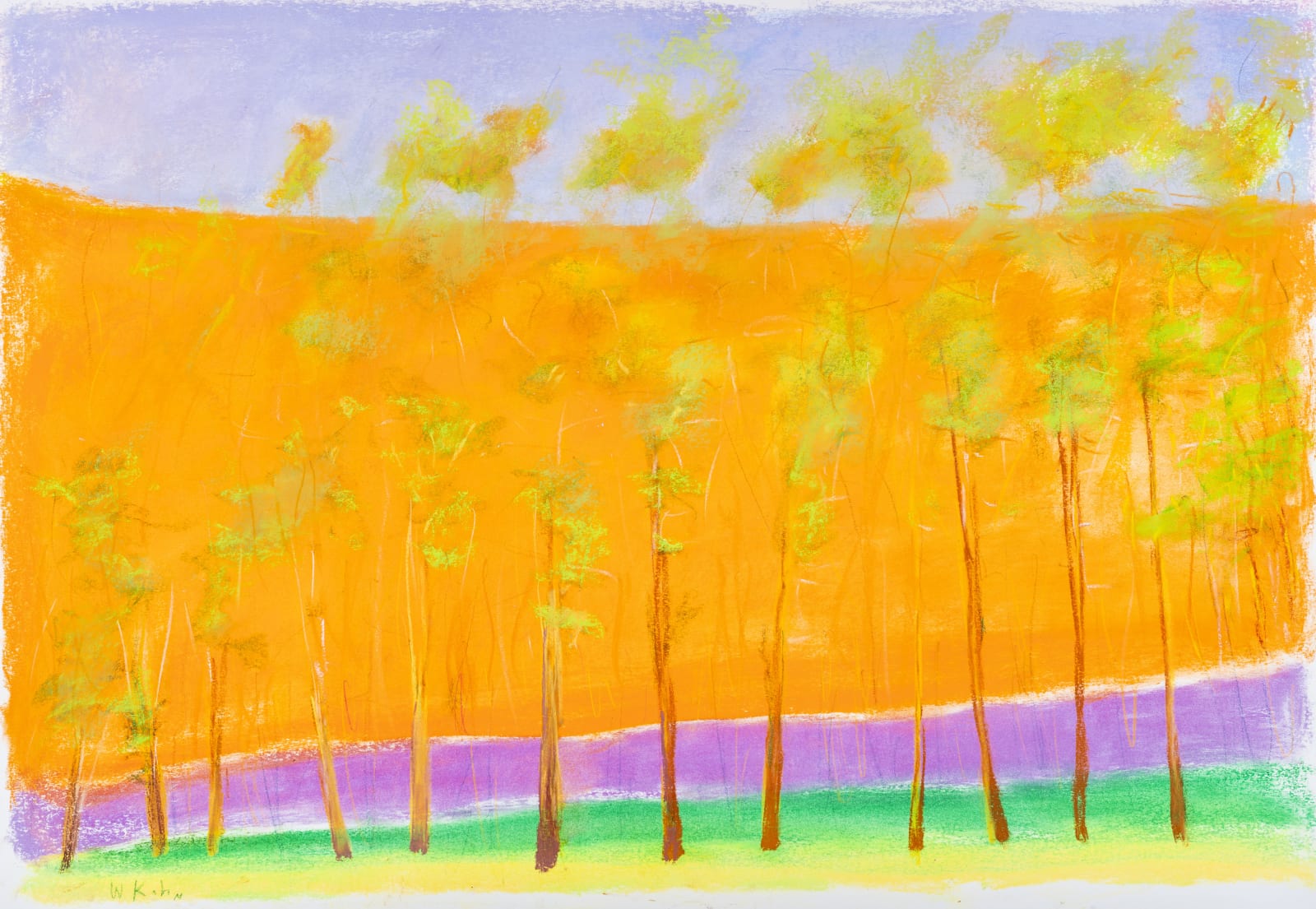 Wolf Kahn, Untitled, c. 1990s
