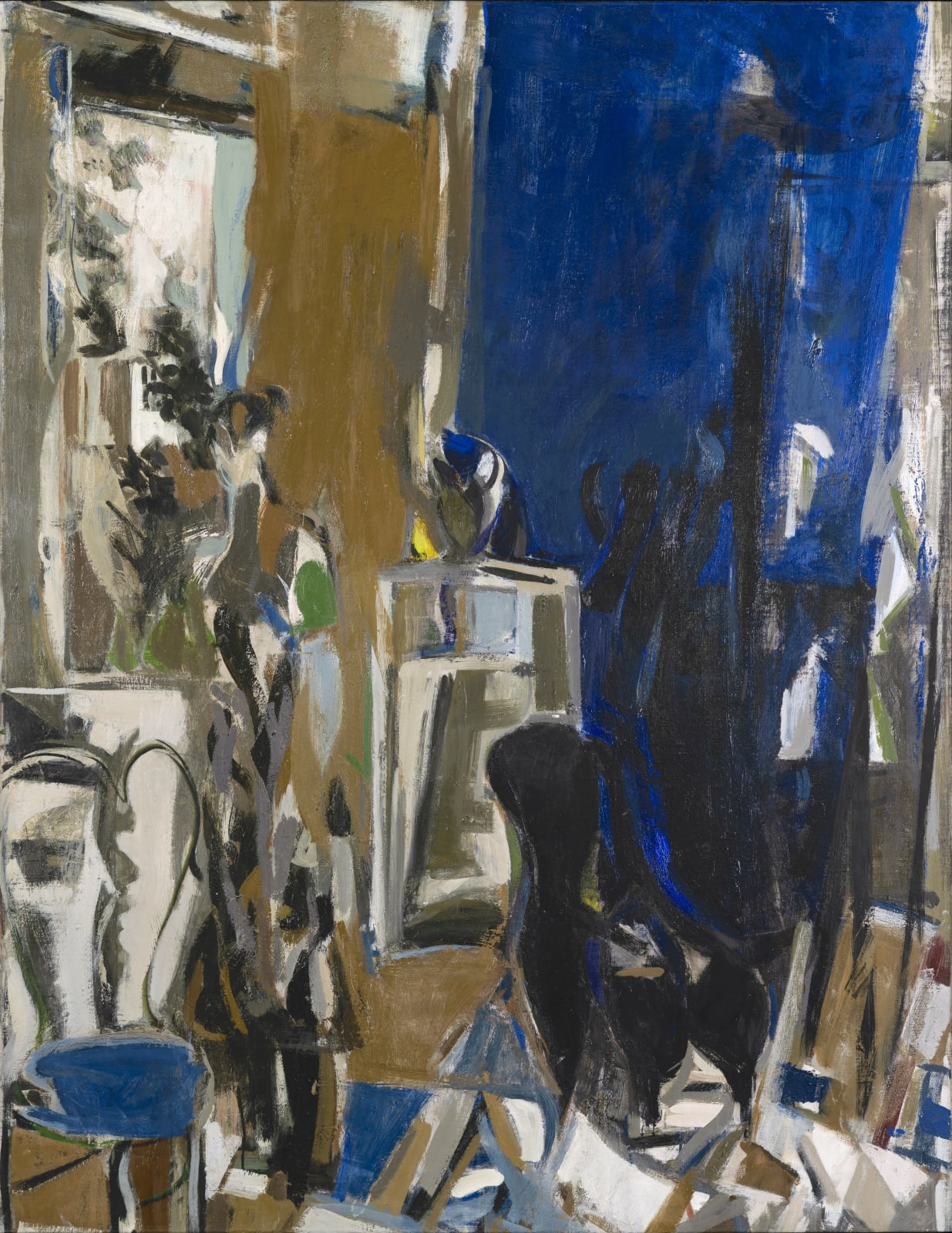 Janice Biala, Blue Interior, 1956