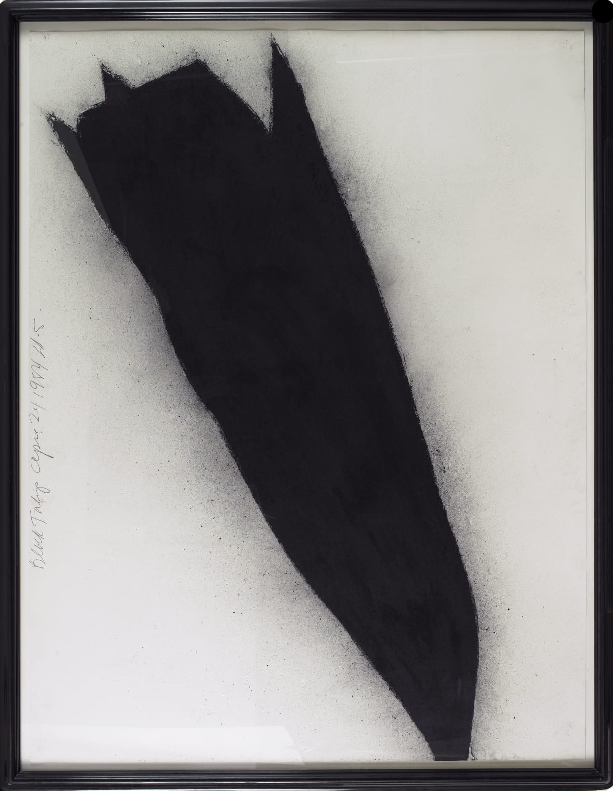Donald Sultan, Black Tulip, April 24, 1984, 1984