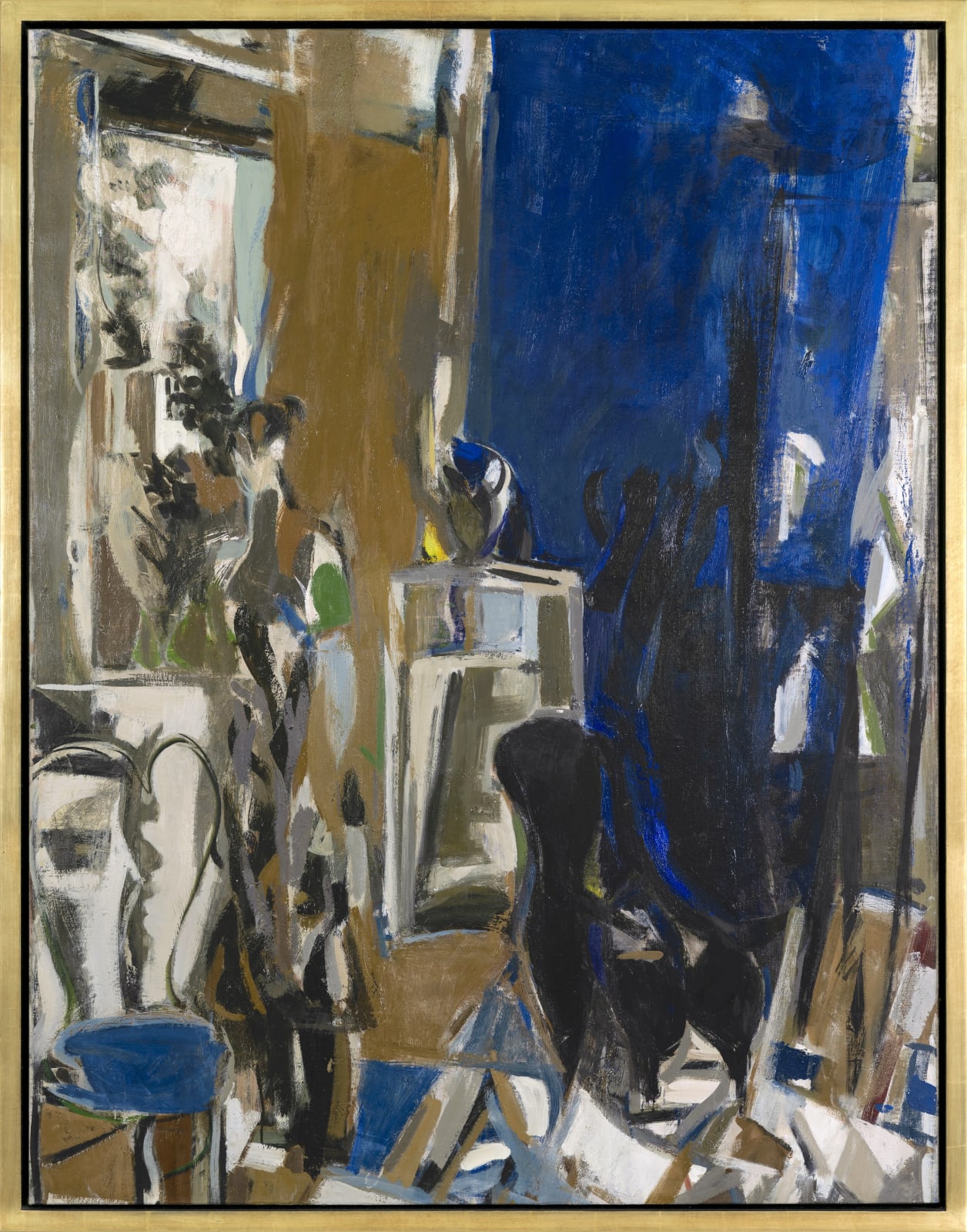 Janice Biala, Blue Interior, 1956