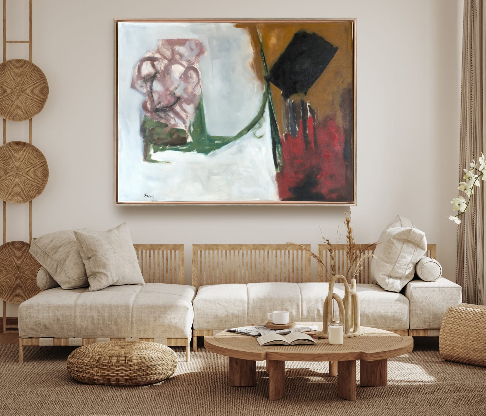 Theodoros Stamos, Greek Rug Mountain Laurel, 1953