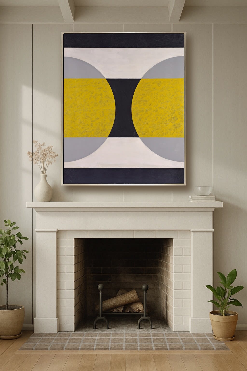 Charles Green Shaw, Circle Divided, 1970