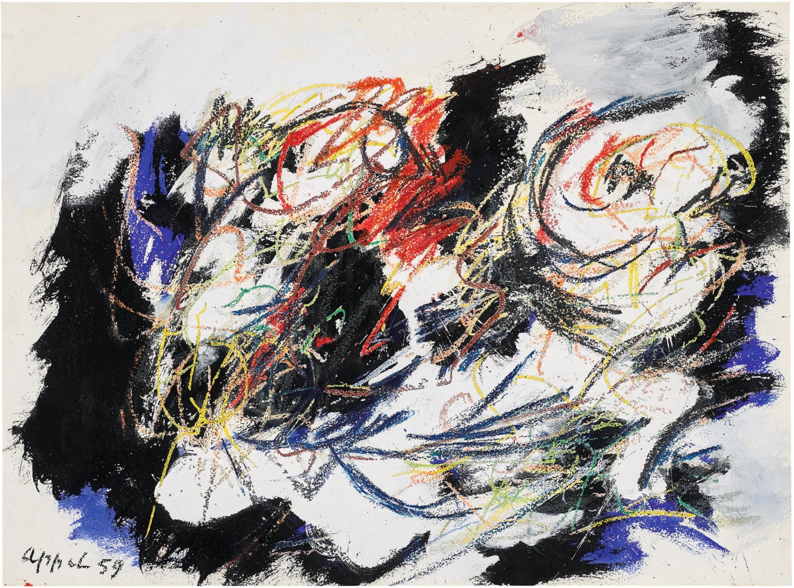Karel Appel, Paysage Humain, 1959