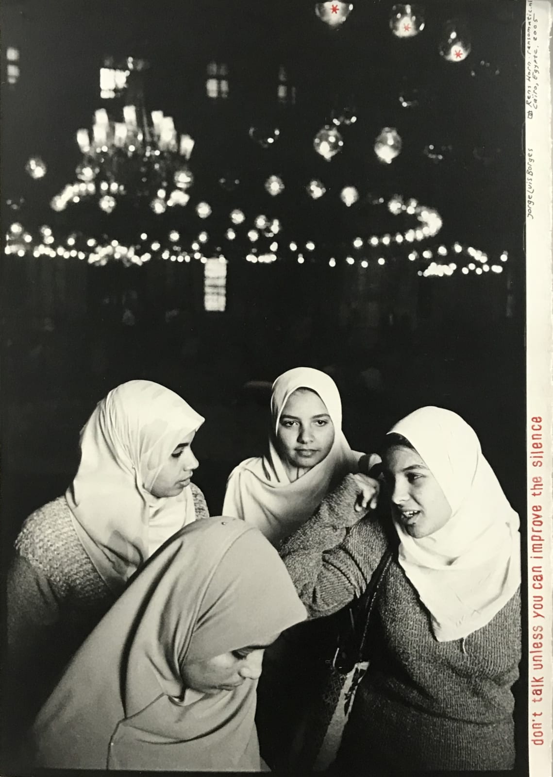 Rens Horn, Don’t talk unless you can improve the silence, 2005