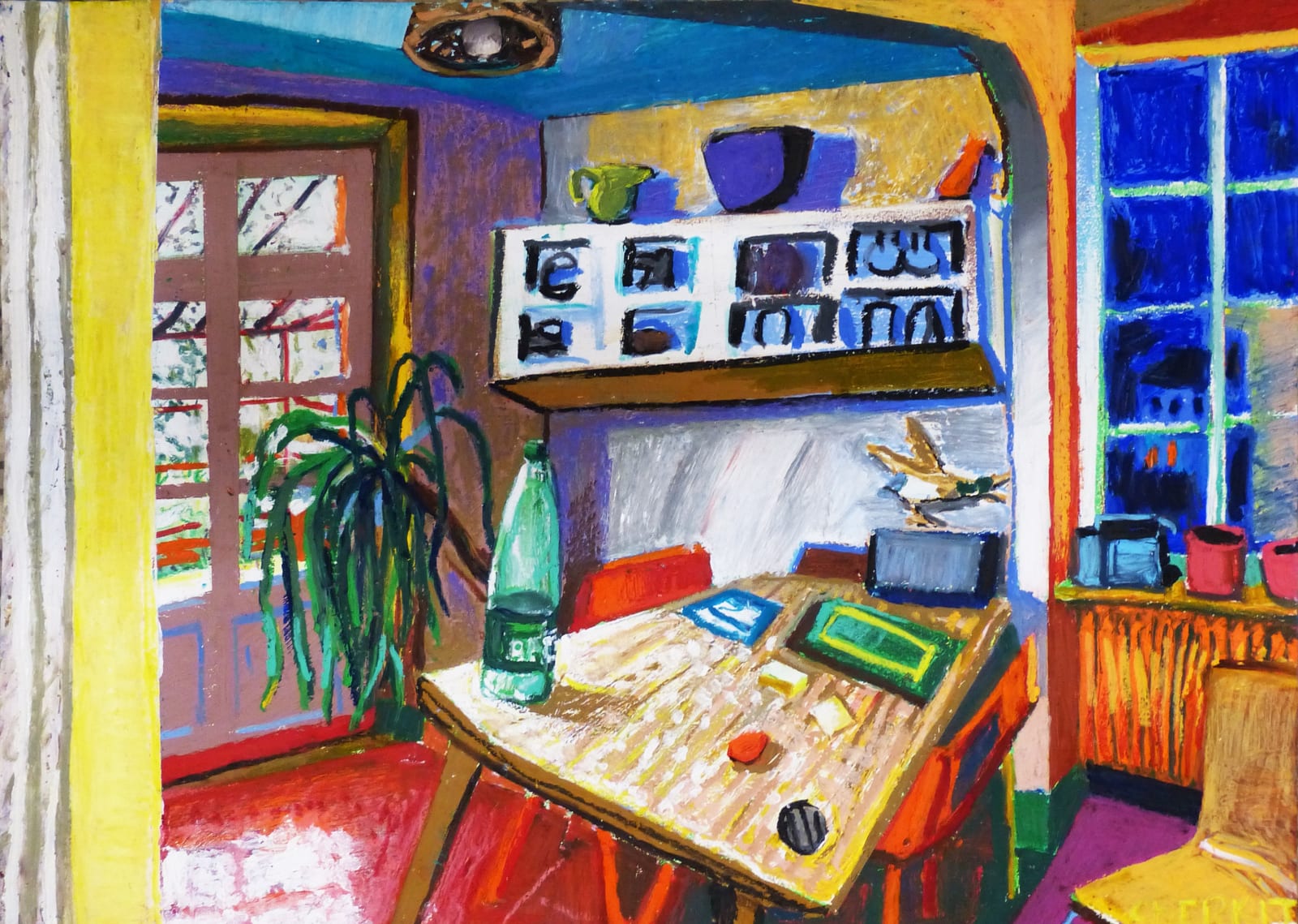 Mathieu Cherkit, cuisine jour/nuit, 2020