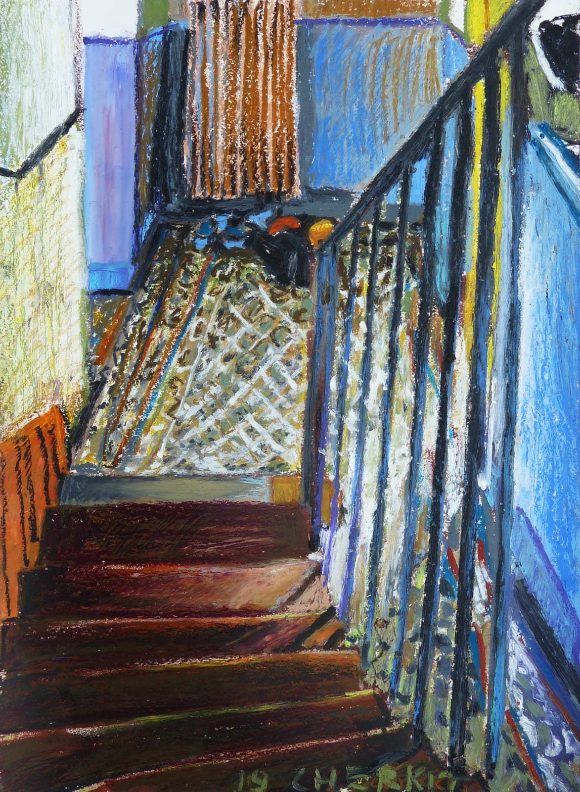 Mathieu Cherkit, Escalier, 2019