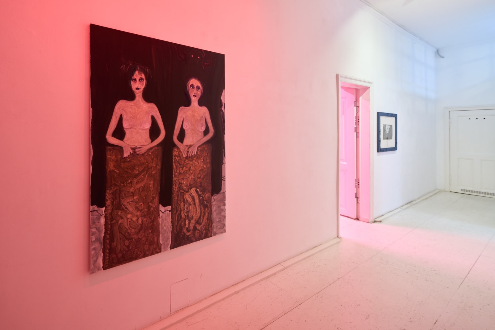 The Night Eats All Objects, 2024,Lea von Wintzingerode with Paul DD Smith, Adrijana Gvozdenović, and Filipe Lippe/Mr. Cosmic Slop, Hua International Berlin, photos by Joe Clark. Courtesy of the artist and Hua International.