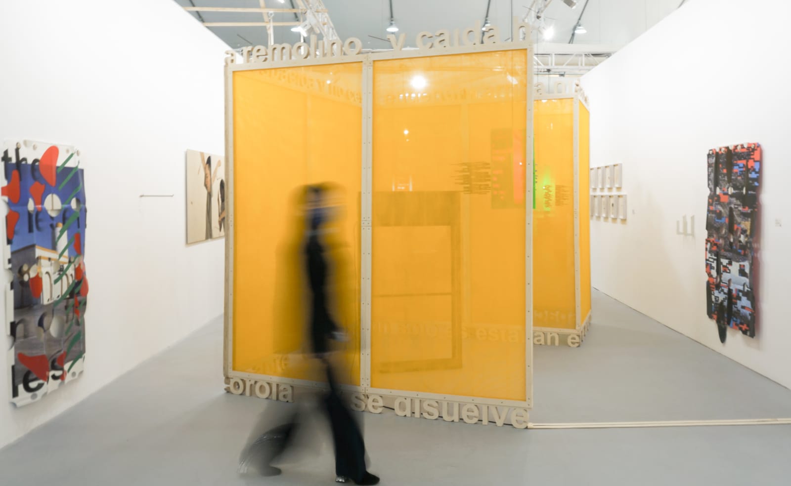 Installation view, 2021, West Bund Art & Design, courtesy of the artists and the Hua International