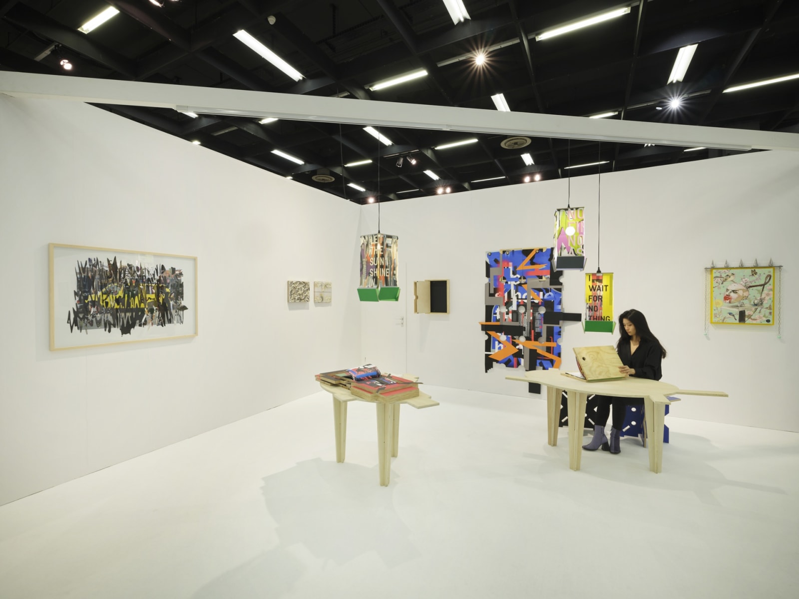 Installation view, 2023, Art Cologne, courtesy of the artists and the Hua International, Booth Designed by Krista Xueying Yu