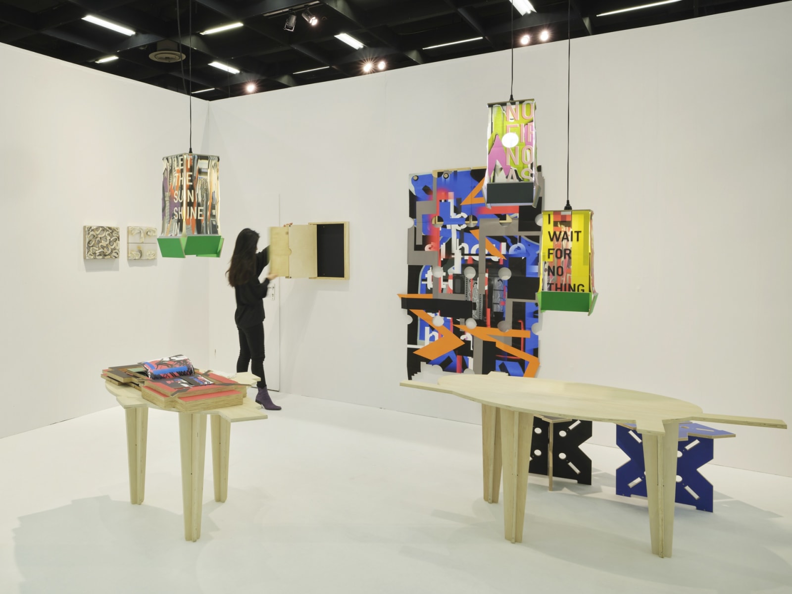 Installation view, 2023, Art Cologne, courtesy of the artists and the Hua International, Booth Designed by Krista Xueying Yu