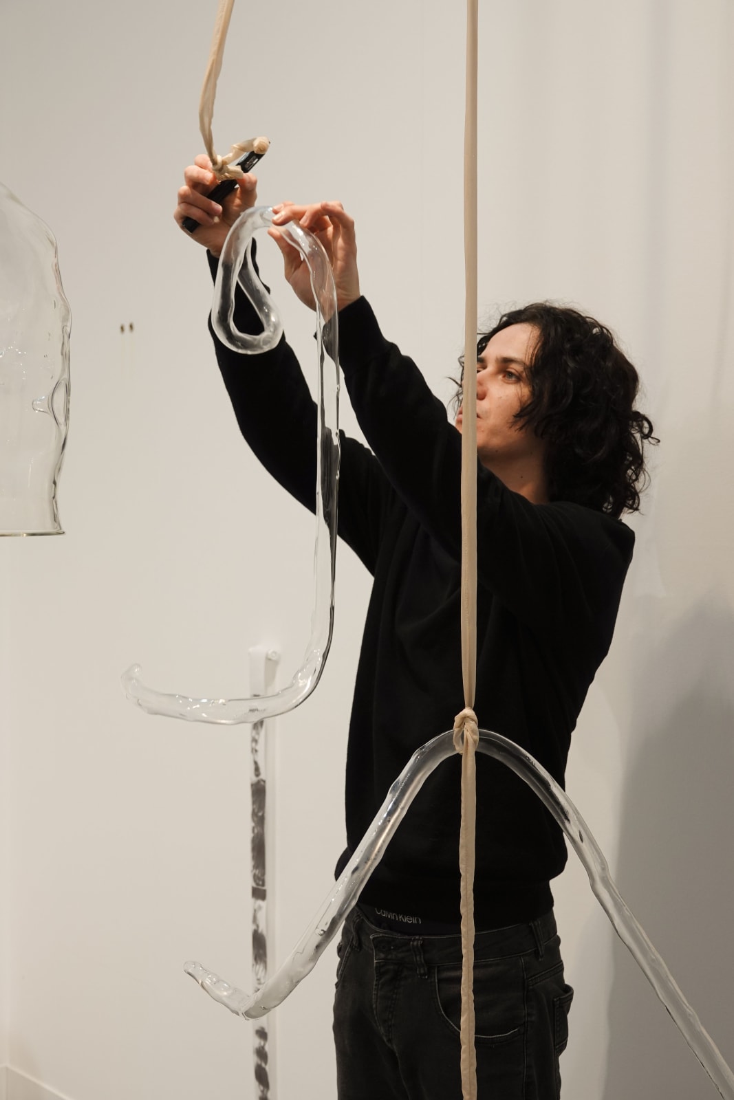 Installation view, 2021, Fanny Giquel, Frieze London, courtesy of HuArt Company GmbH Booth designed by Krista Xueying Yu