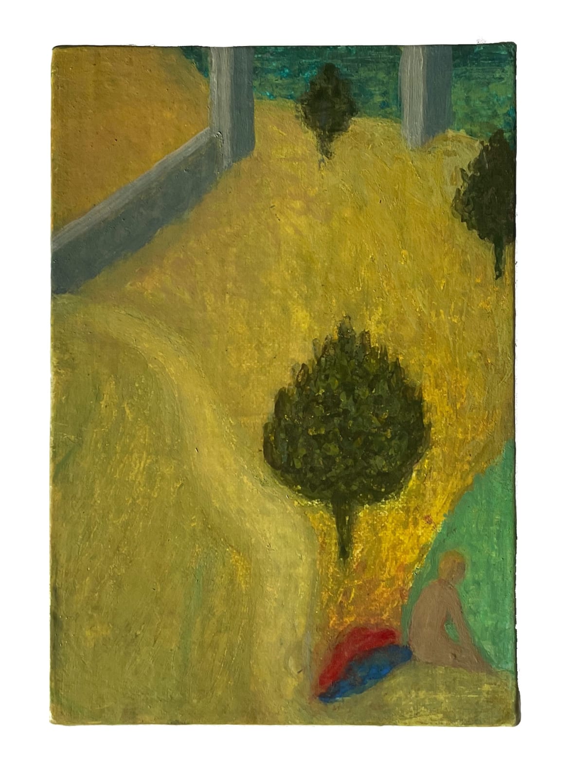 Heidrun Rathgeb, Bather (after Lorenzetti), 2022