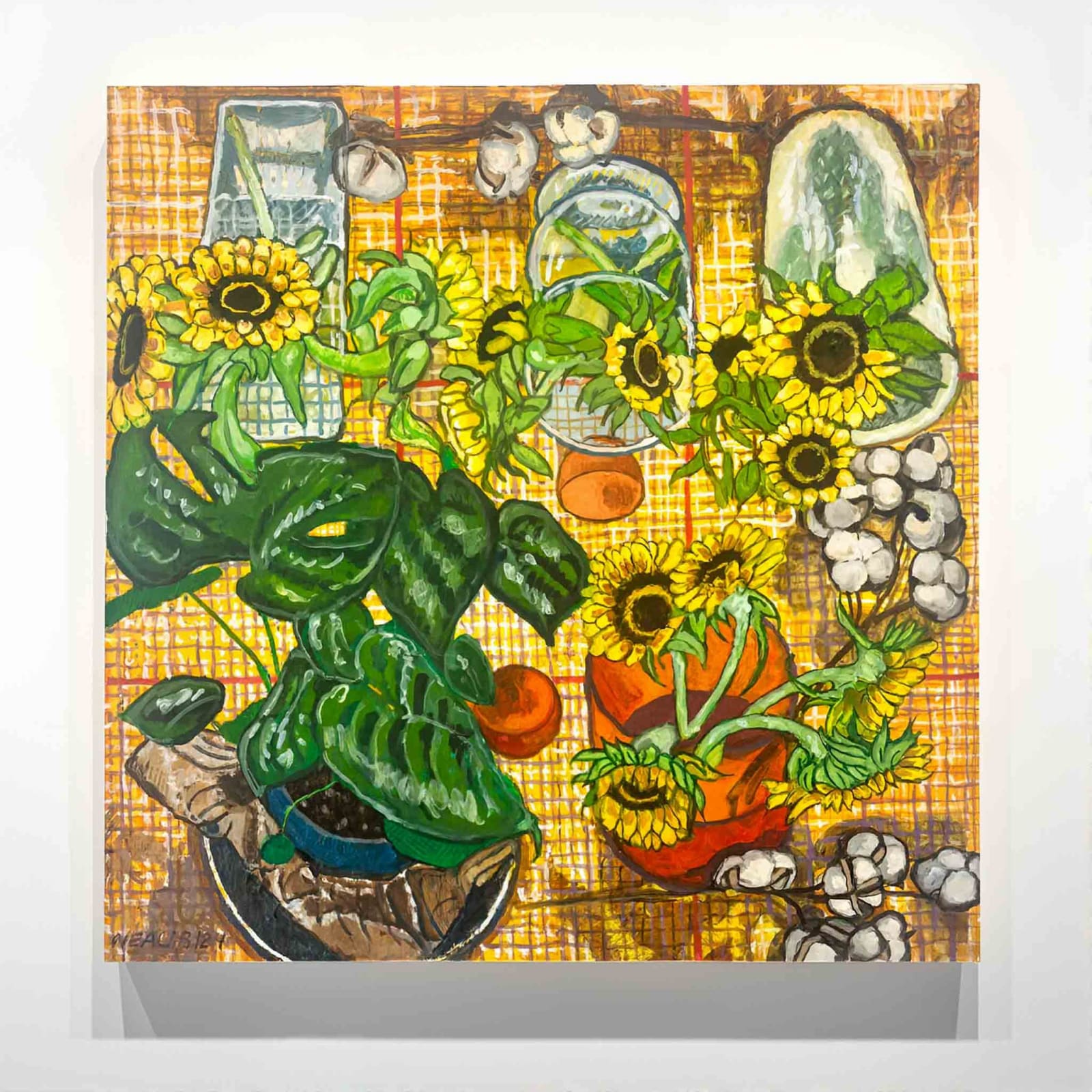 Patrick Neal, Sunflowers and Cotton, 2024