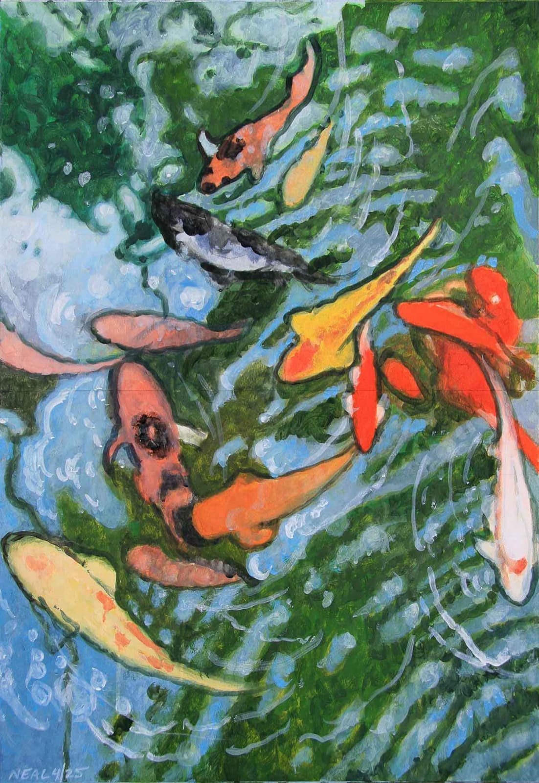 Patrick Neal, Koi (Allerton Park), 2025