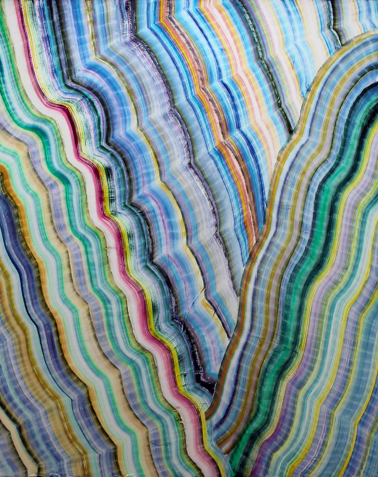 Danielle Riede, Electric Love Painting, 2024