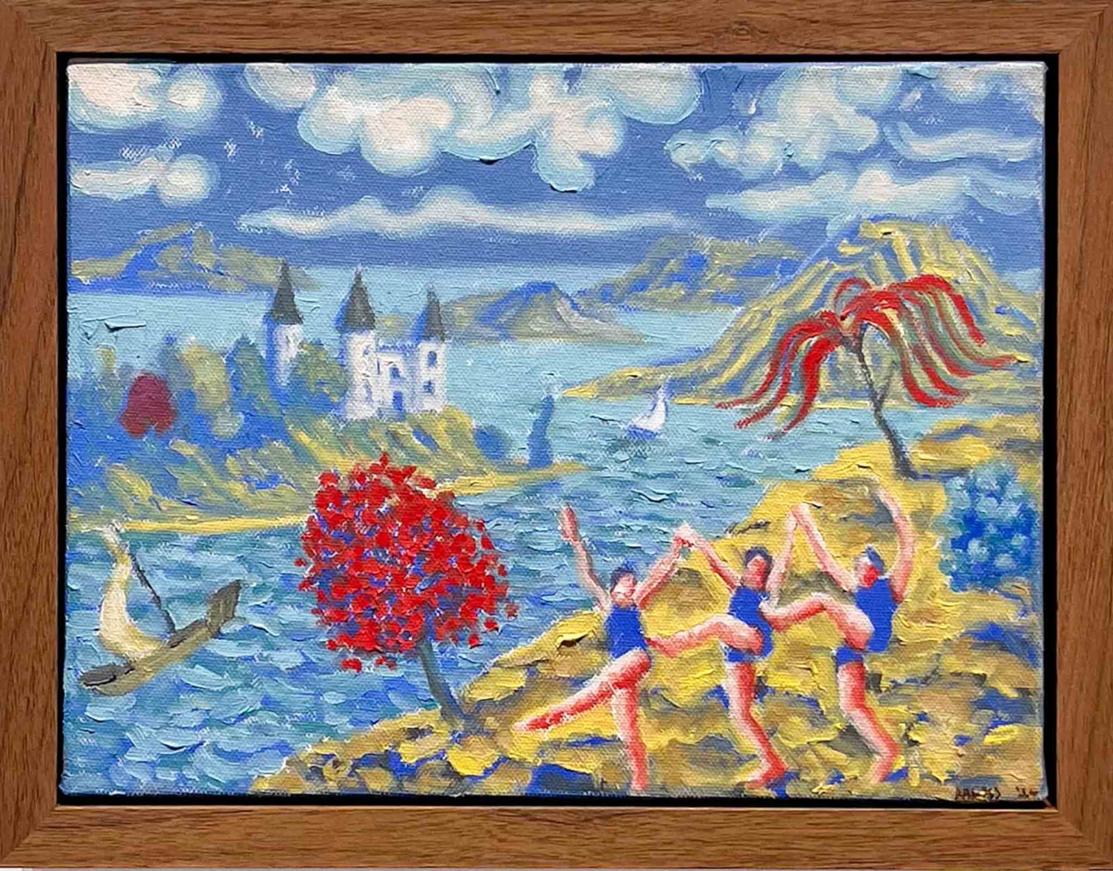 John Alexander Parks, Dancers with Islands, 2024