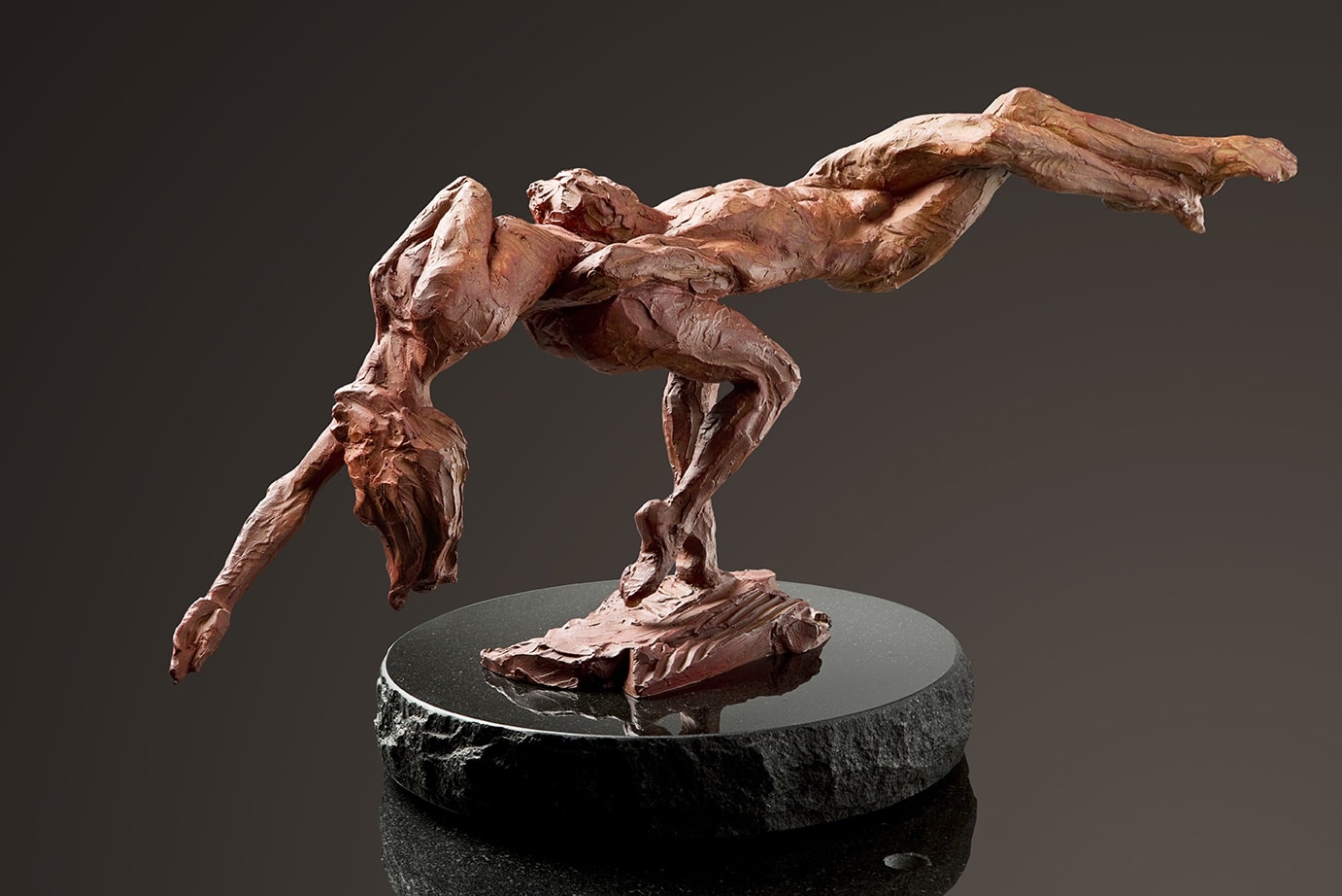 Richard MacDonald, Zumanity - Modern Dance I, Trust, Red, 2015