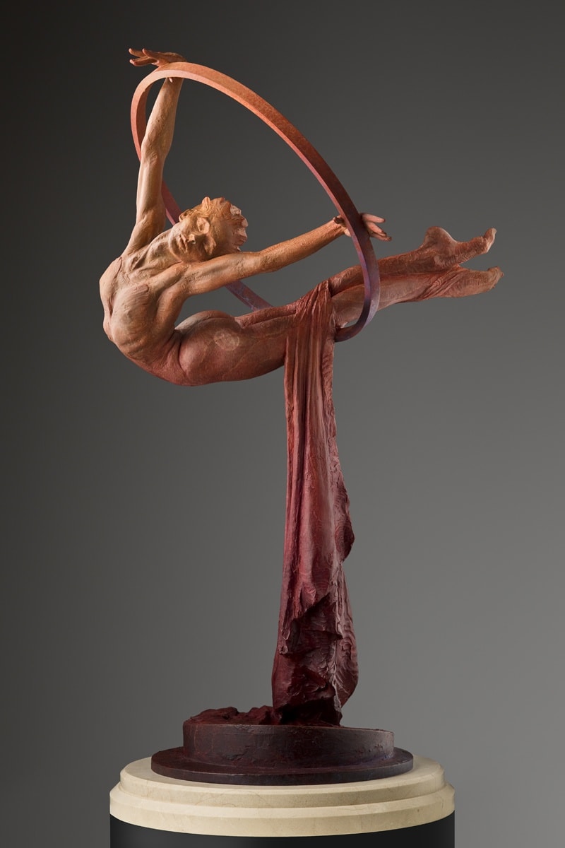 Richard MacDonald, Elena Study II, Red, 2017